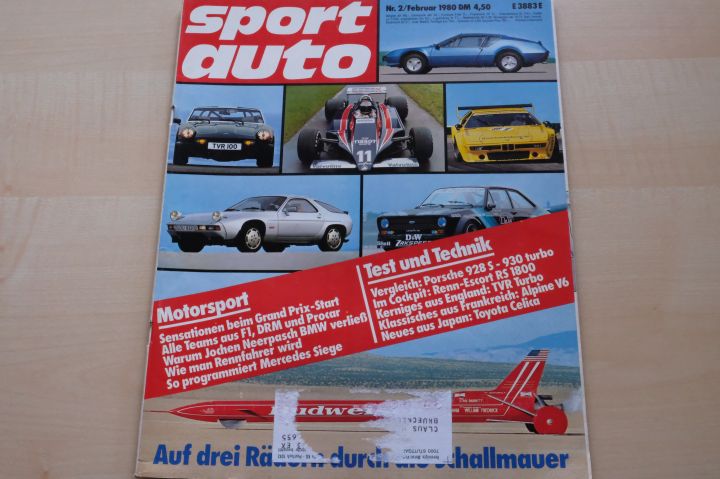 Deckblatt Sport Auto (02/1980)